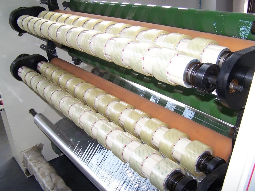 Four Shafts Tape Slitting Making Machine For Bopp Tape/PET Tape