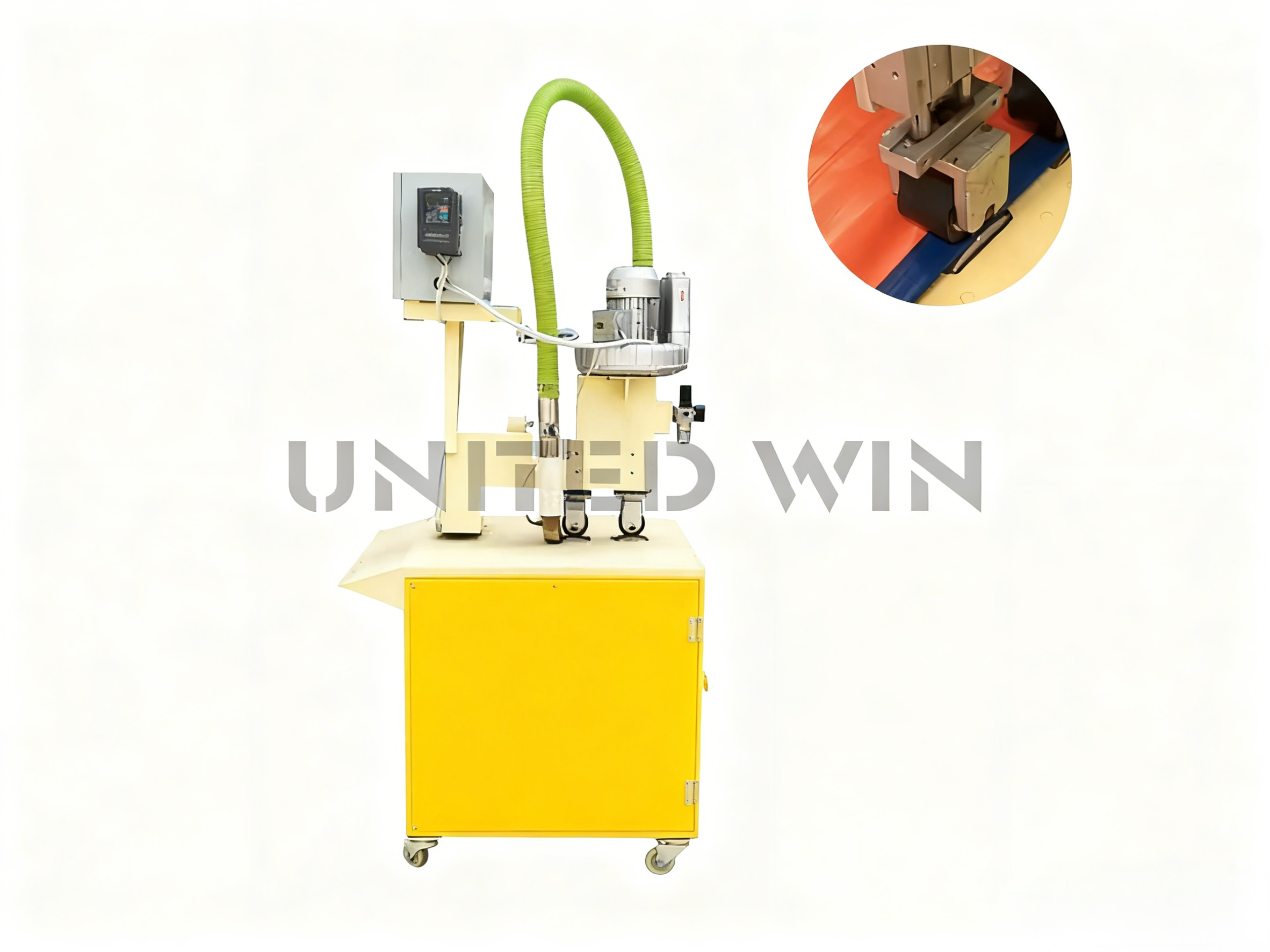 Pvc 6KW Single Head Upvc Welding Machine Intelligent Temperature Control Stable Seam Forming